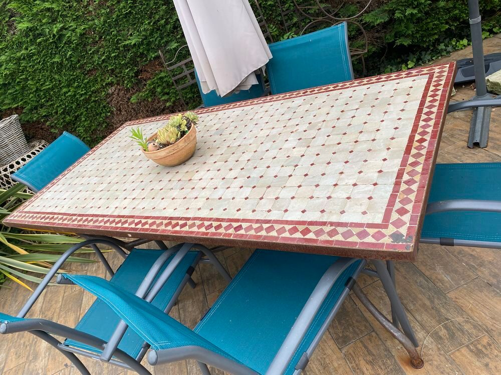 table zellige Jardin