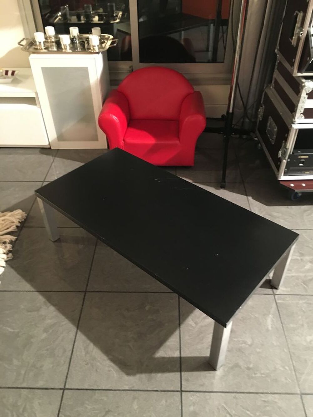 TABLE BASSE RECTANGULAIRE NOIRE Meubles