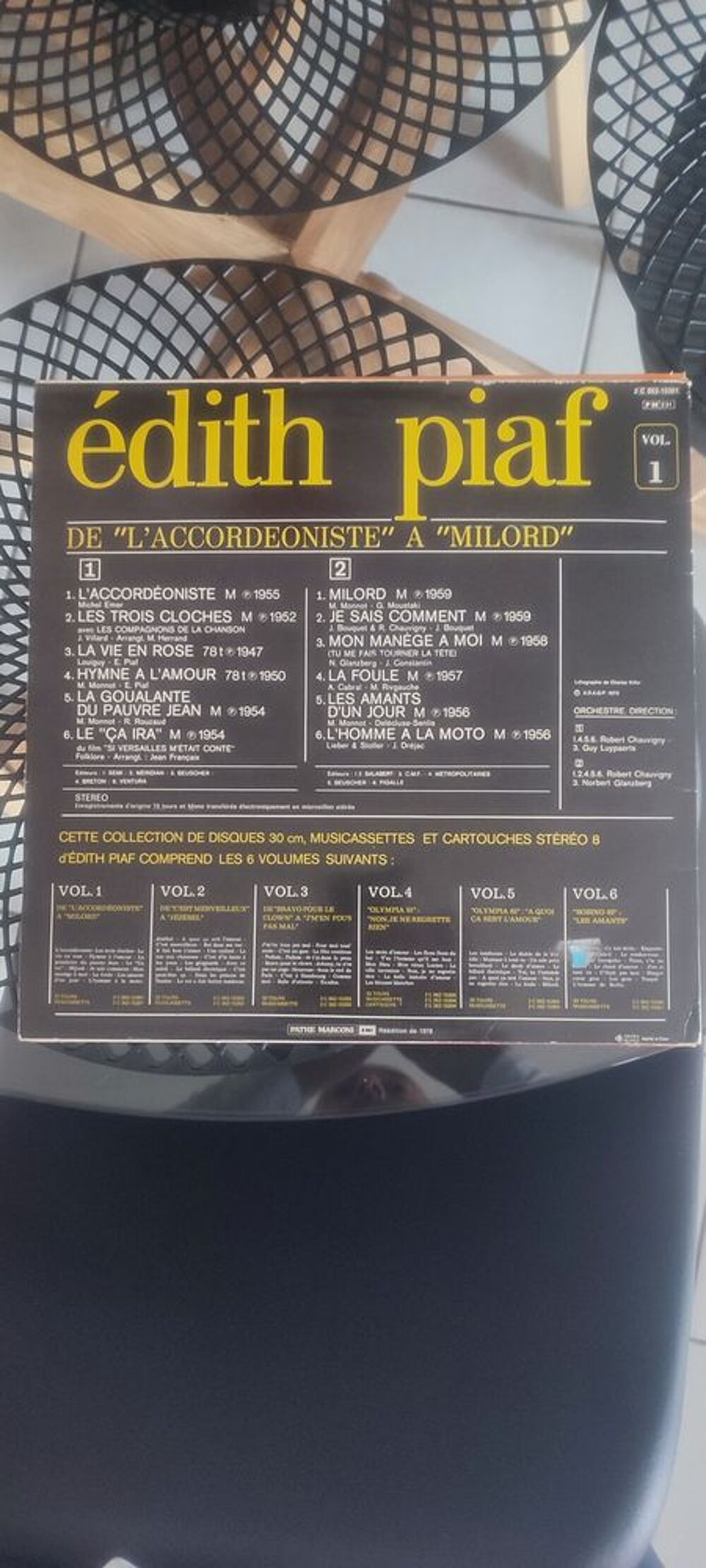 Lot de vinyles Edith Piaf CD et vinyles