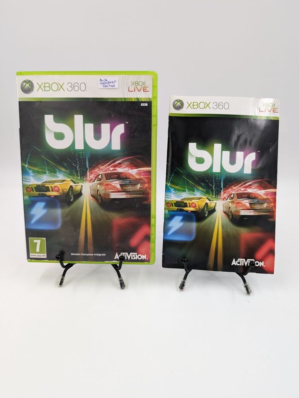 Jeu Xbox 360 Blur en boite, complet boite l&eacute;g&egrave;rement ab&icirc;m&eacute;e Consoles et jeux vidéos