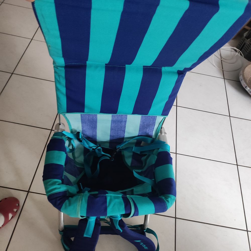 PORTE BEBE "LAFUMA" VERT &amp; BLEU MARINE Puériculture