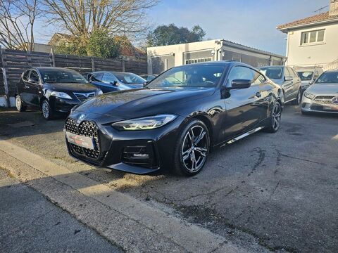 BMW Série 4 420dA Coupé M SPORT Microhybrid 190ch 2022 occasion Carbon-Blanc 33560
