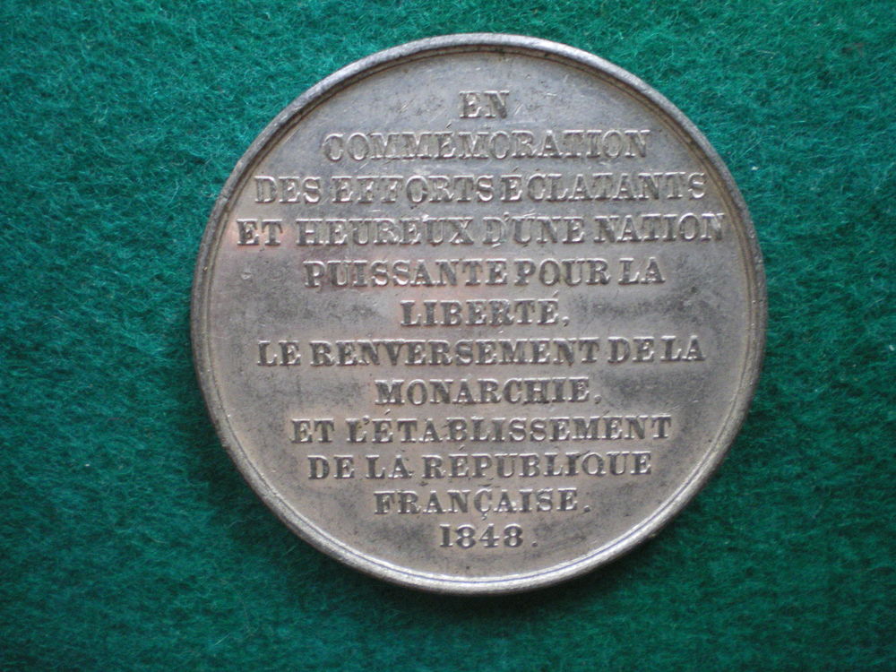M&eacute;daille de la R&eacute;volution de 1848. 