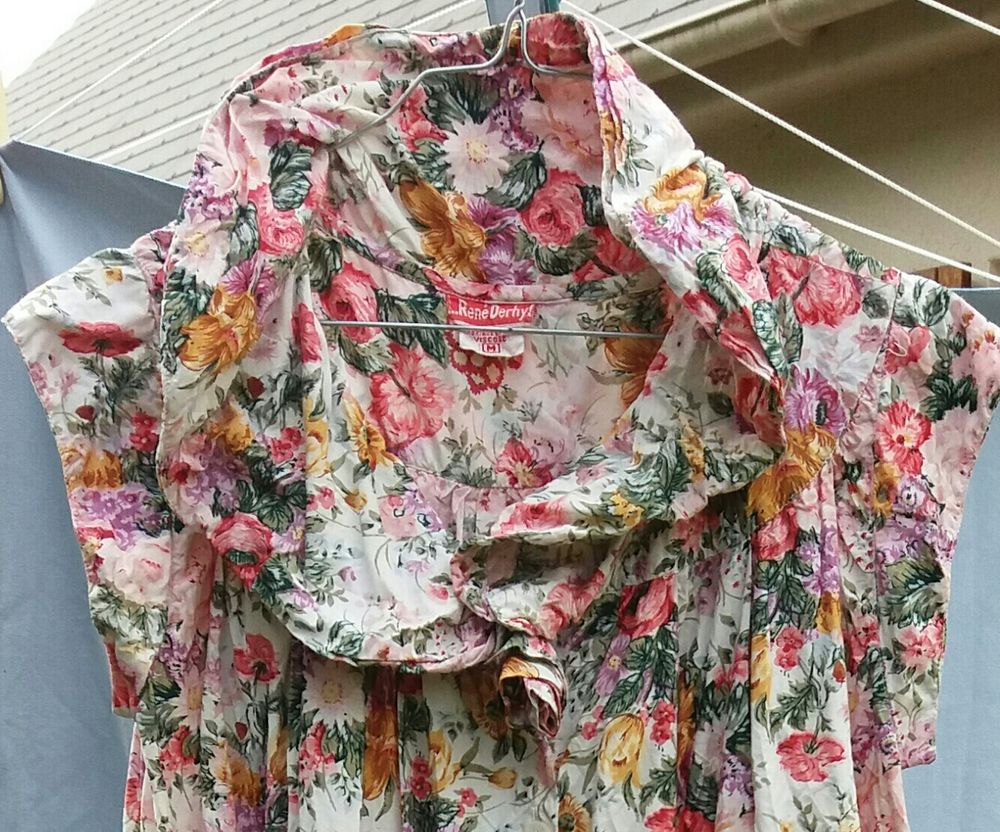Tr&egrave;s belle ROBE mi-longue REN&Eacute; DH&Eacute;RY M/L (40/42) Vêtements
