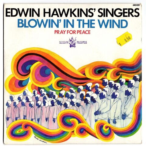 Edwin HAWKINS' SINGERS : Blowin' in the wind - Buddah Record 8 Argenteuil (95)