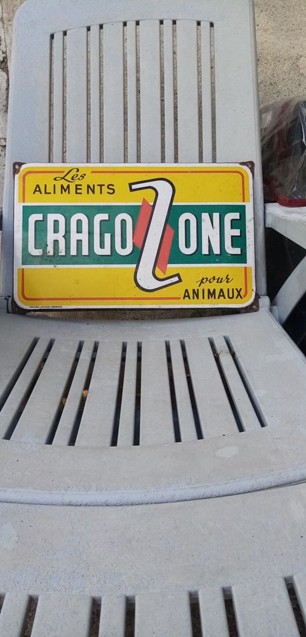 plaque publicitaire 