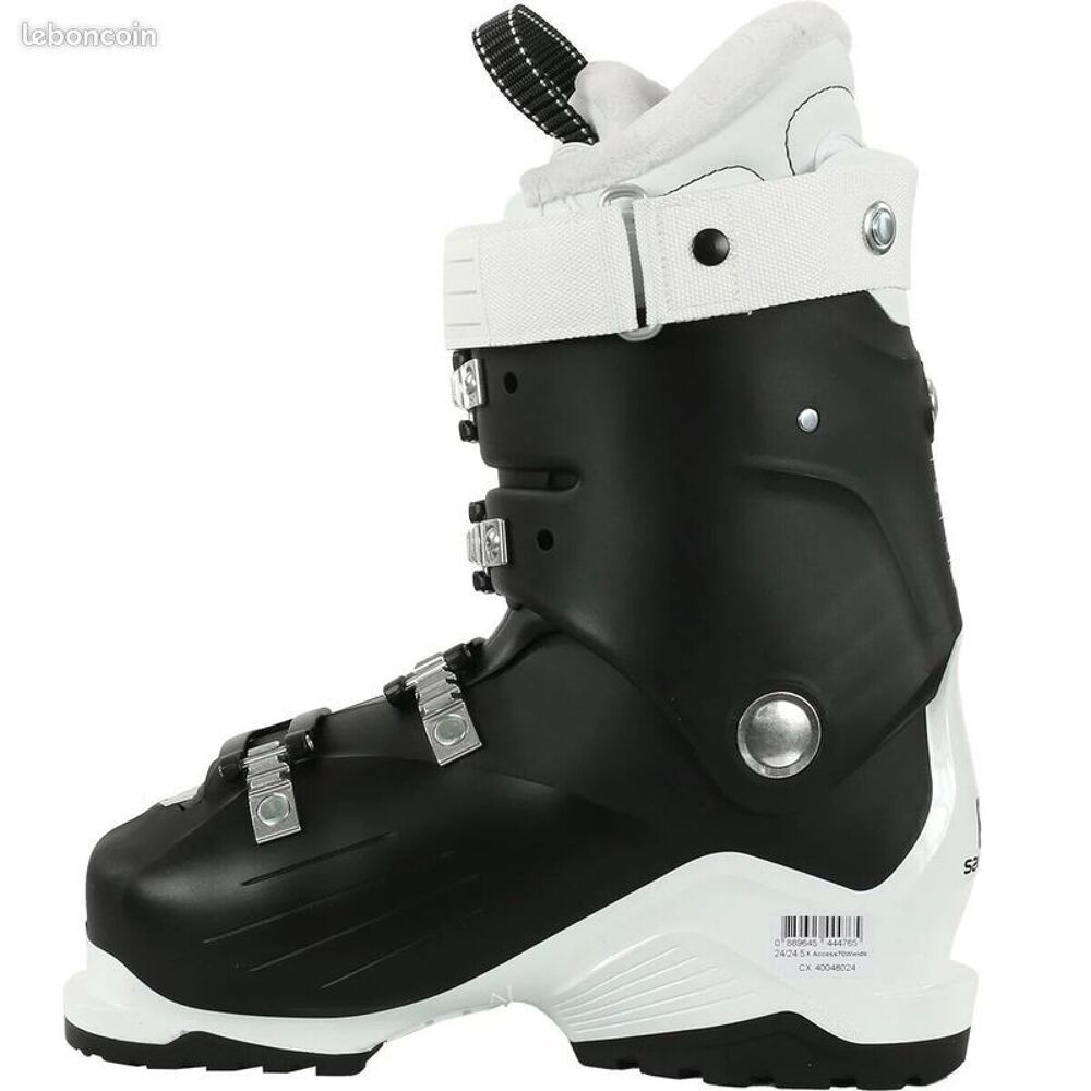 CHAUSSURES SKIS SALOMON X ACCESS 70 BLACK/WHITE - 25/25.5 Sports