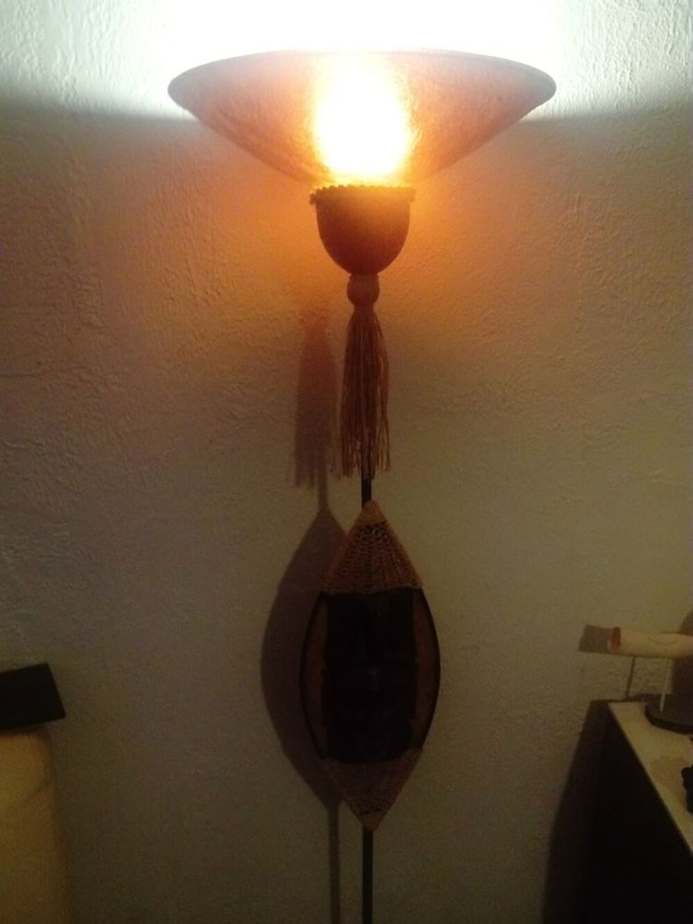 grande lampe africaine Dcoration