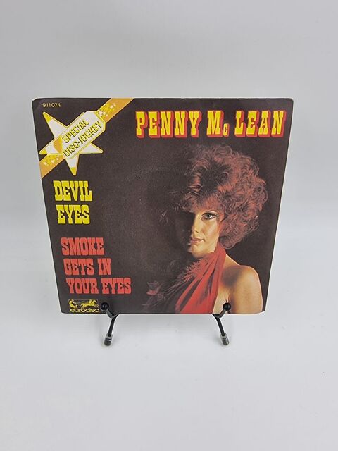 Vinyle 45 tours Pennny Mc Lean : Devil Eyes / Smoke Gets... 1 Vulbens (74)