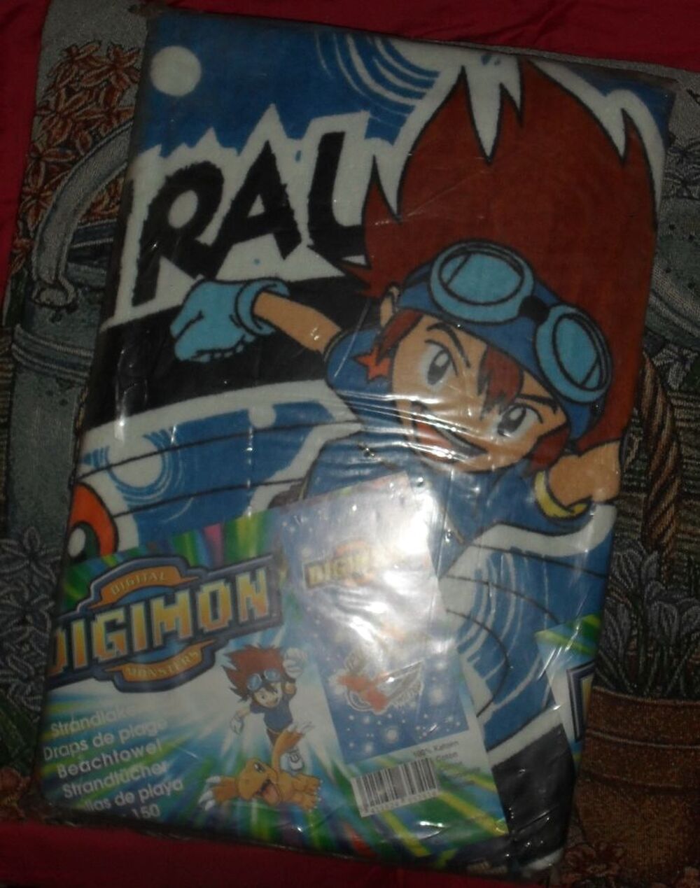 Drap de Plage Digimon 75X 150 Neuf Sports
