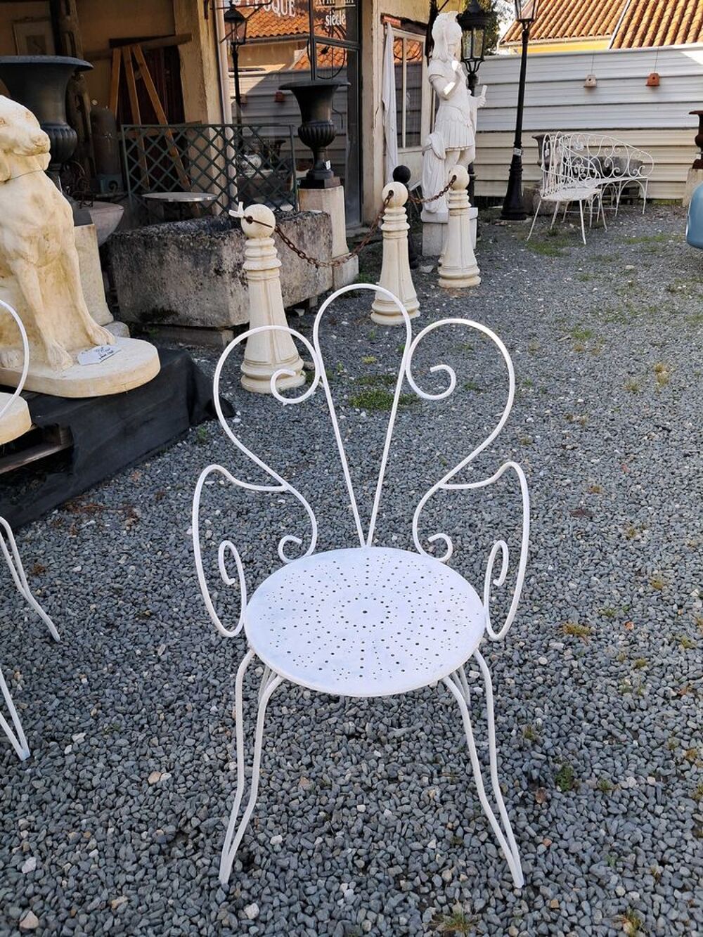 Salon de jardin en fer ancien, ann&eacute;e 1950/60 Meubles