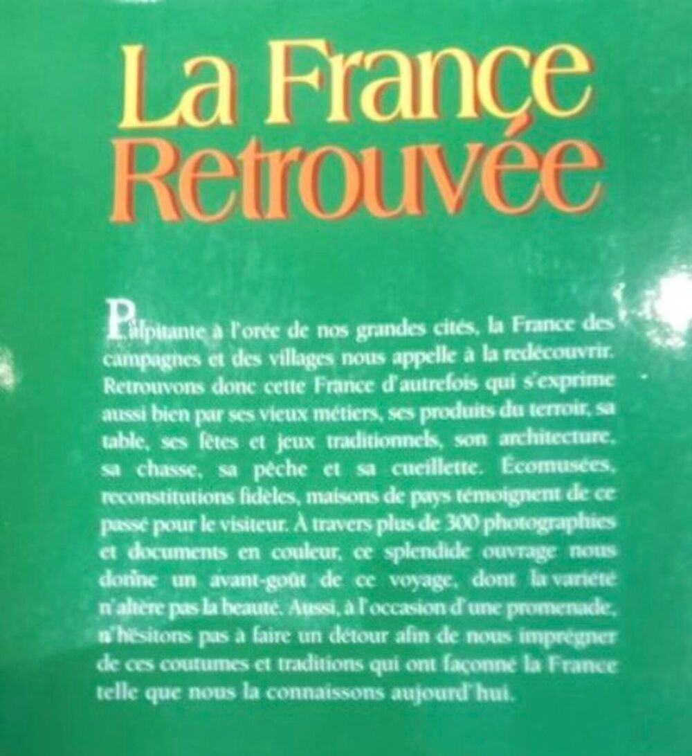 LA FRANCE RETROUV&eacute;e Livres et BD