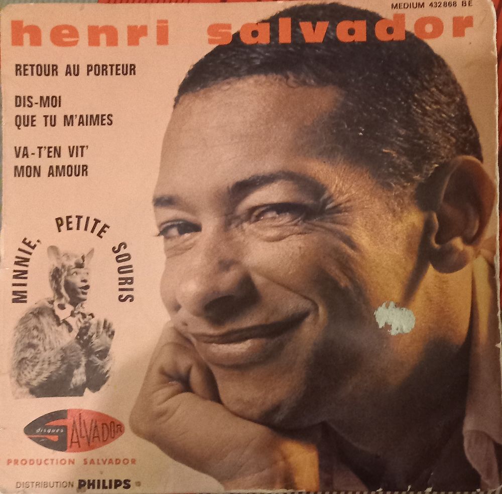 HENRI SALVADOR / 5 X DISQUES VYNIL 45 TOURS CD et vinyles