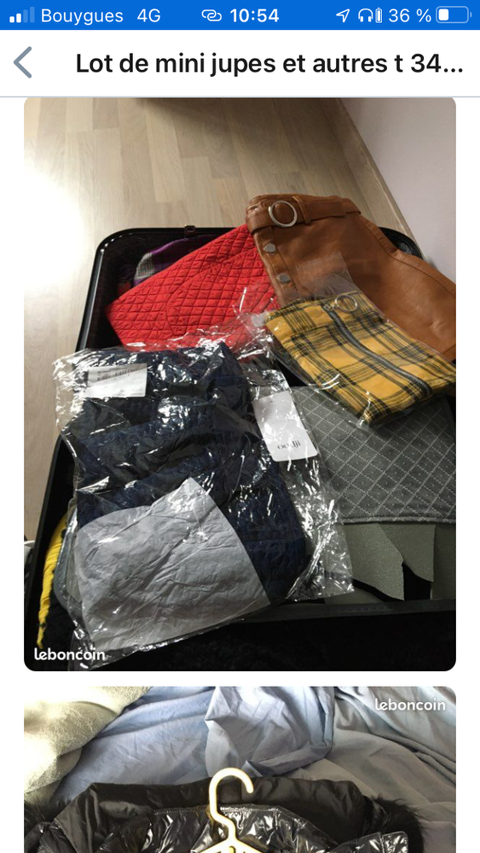 Lot de vtements femme t 34/36 100 Gabarret (40)