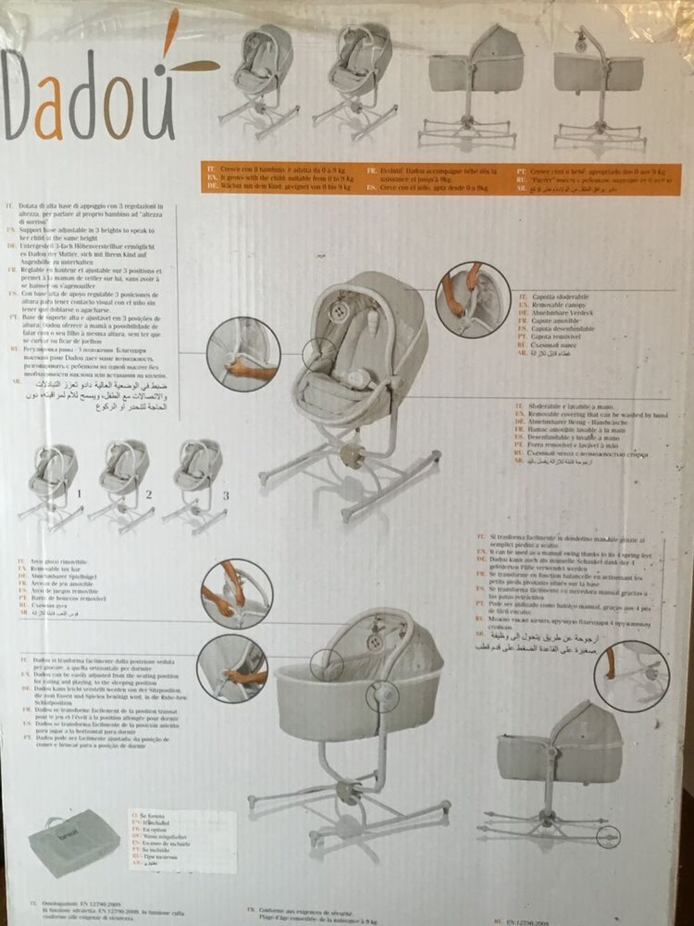 Berceau EVOLUTIF BREVI Mobilier enfants