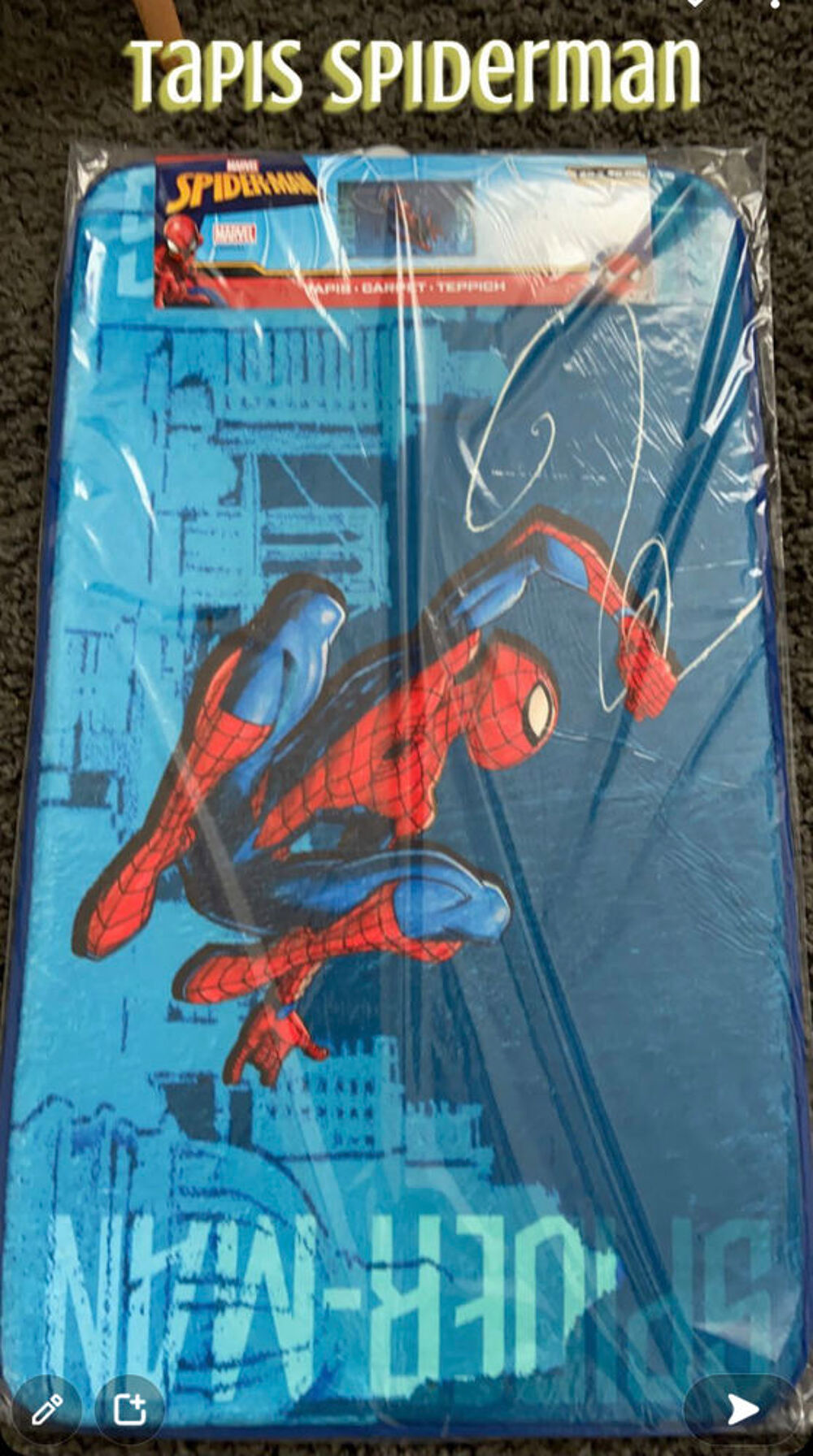 tapis Spiderman Jeux / jouets