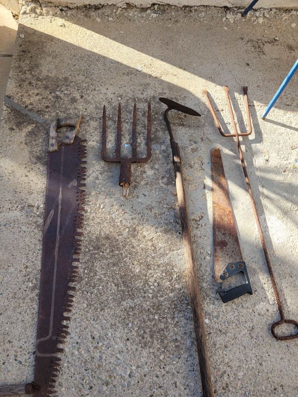 vieux outils Jardin