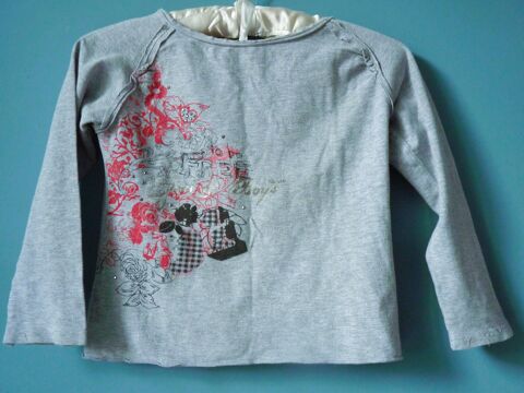 T-shirt gris Gmo fille 10 ans ML  1 Brienne-le-Chteau (10)
