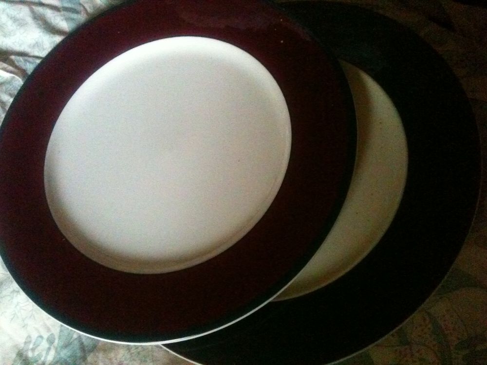  4 assiettes Pagnossin TREVISO : 2 plates + 2 creuses Cuisine