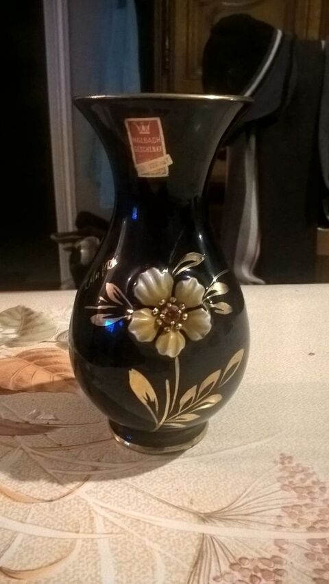 Vase bleu cobalt art-d�co. 12 Flers-en-Escrebieux (59)