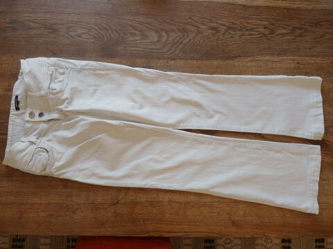 pantalon jean blanc morgan femme 36 S TBE 10 Brienne-le-Chteau (10)