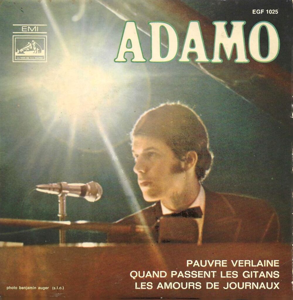 Adamo "Pauvre Verlaine" CD et vinyles
