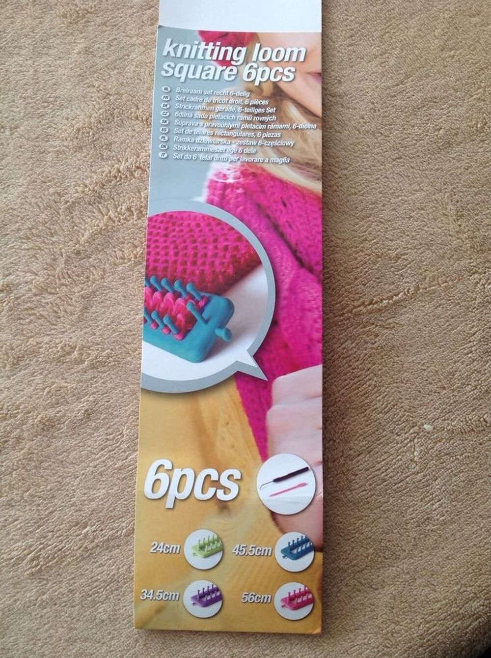 Set de cadres de tricotin droit Sports