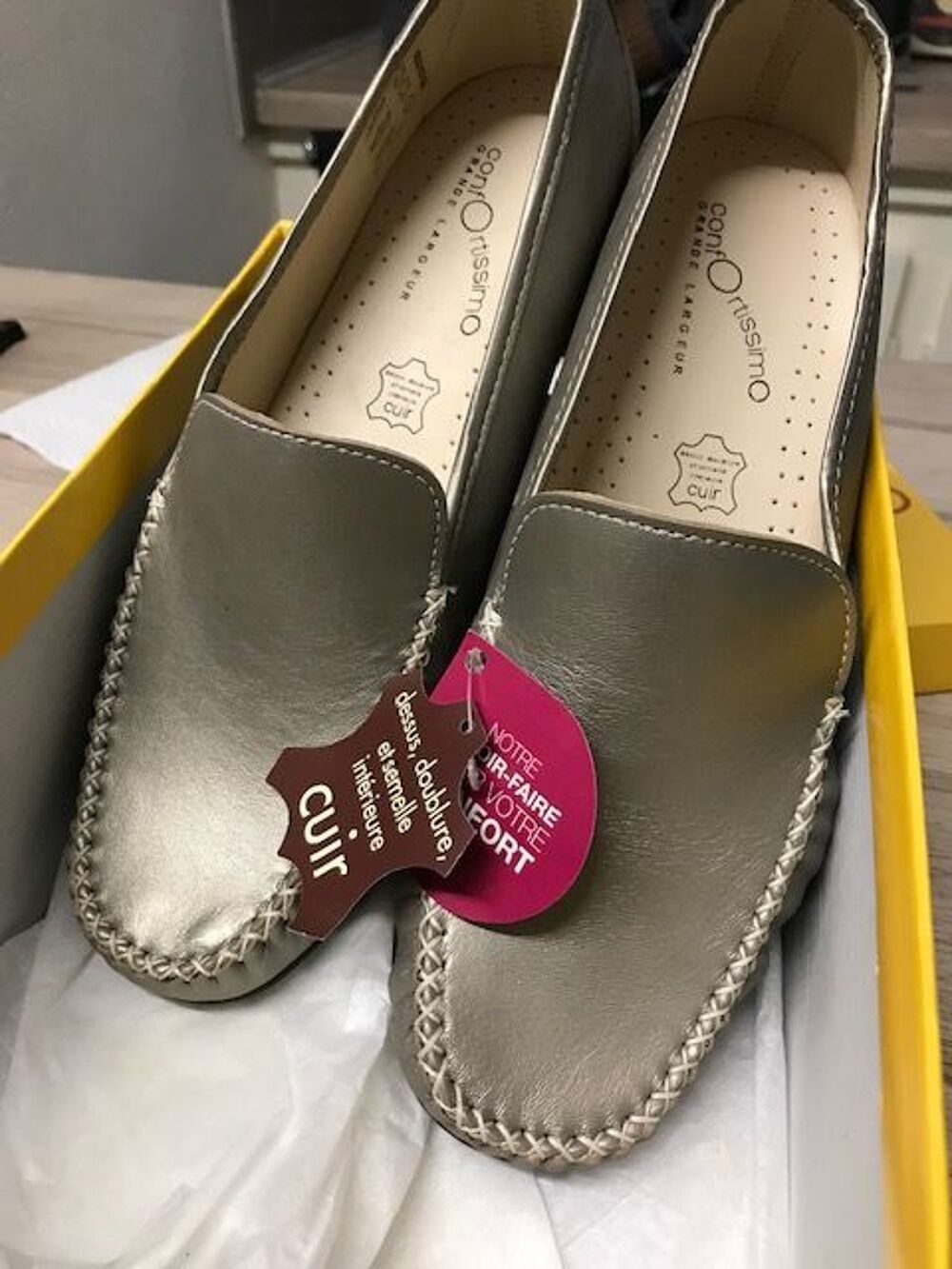 Mocassin
Dessus Cuir
Chaussures