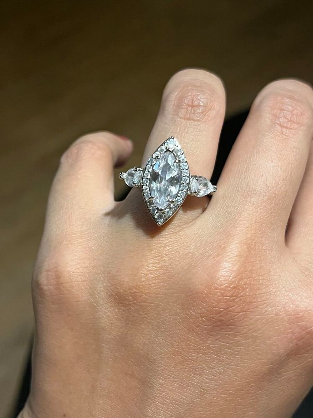 jolie bague taille 54(7) en acier inoxydable 
