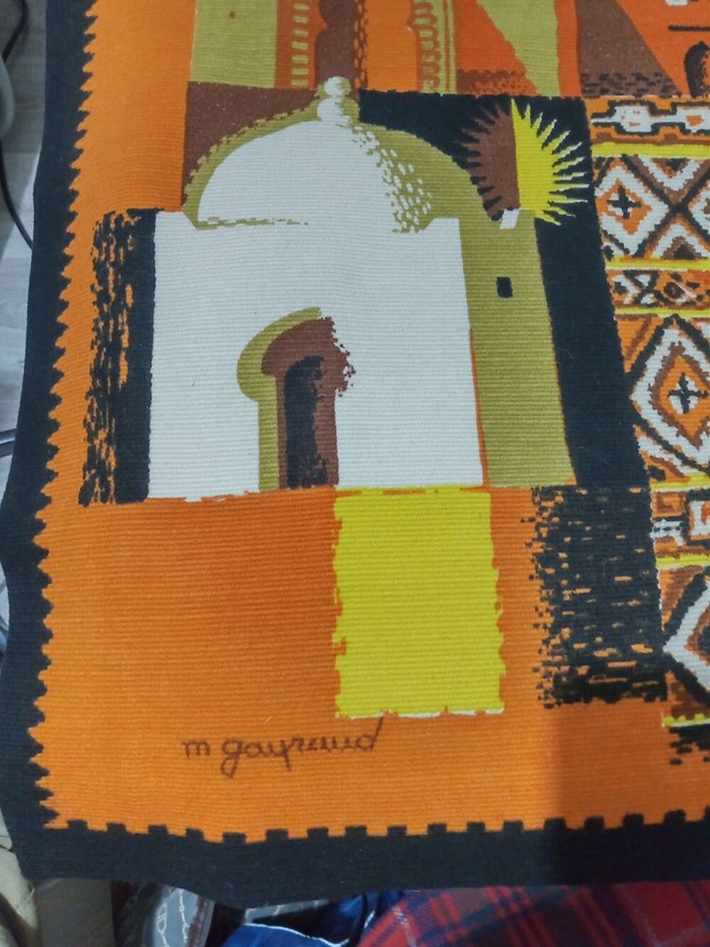 Tapisserie de Gayraud num&eacute;rot&eacute;e dans un &eacute;tat comme neuve Dcoration