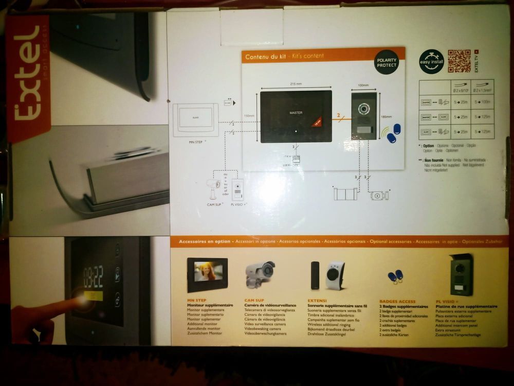 visiophone / visio phone / EXTEL Smart acces Contact Audio et hifi