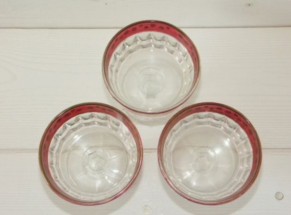 Lot 3 coupes vintage des ann&eacute;es 50 - BON ETAT Décoration