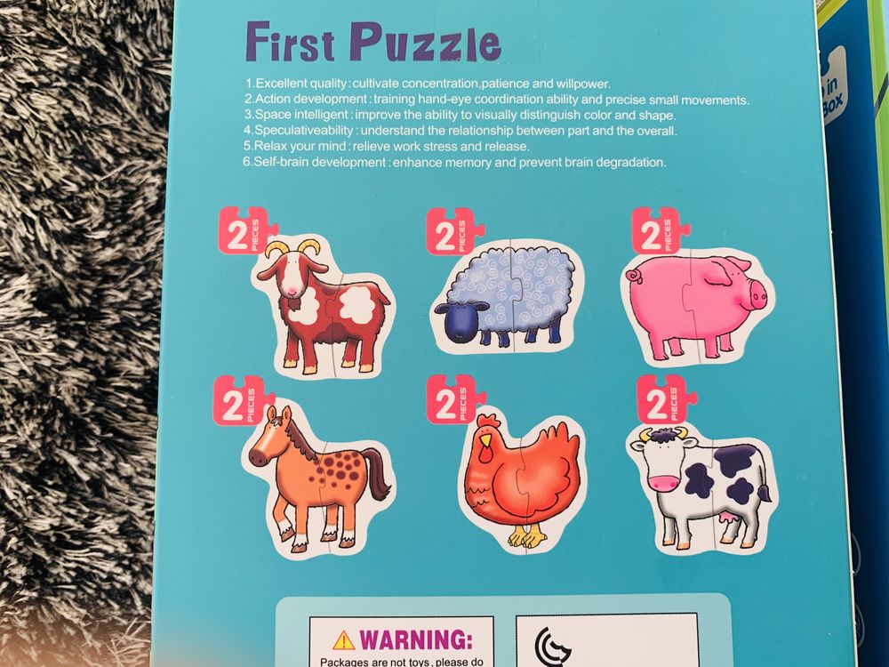 3 boites de 6 puzzles
Neuf jamais ouvert Jeux / jouets