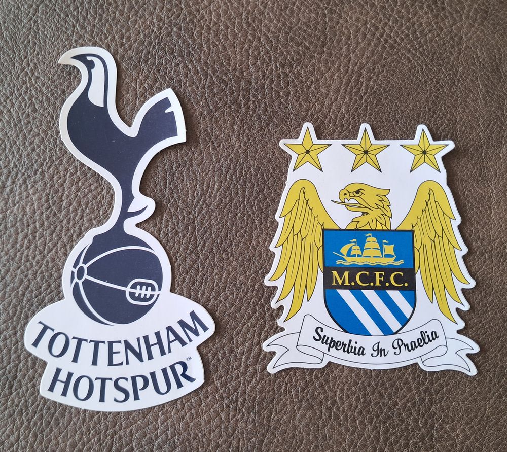 lot de 21 autocollants stickers clubs de football europ&eacute;en 