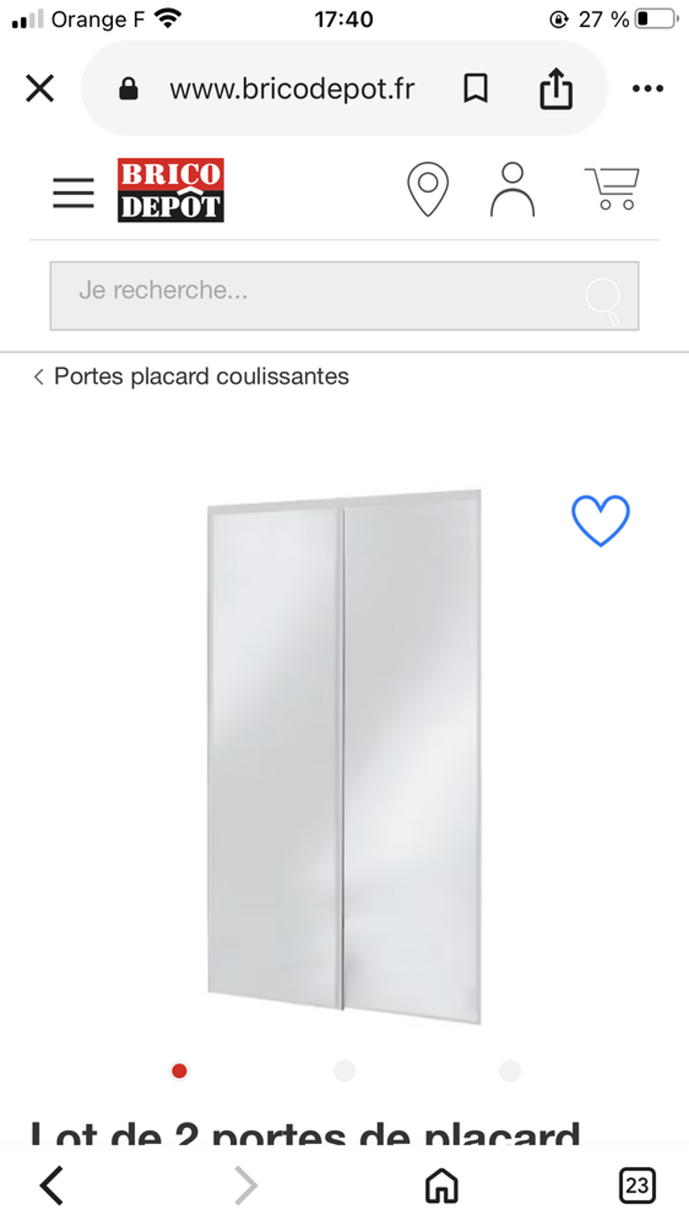 Portes de placard coulissantes Meubles
