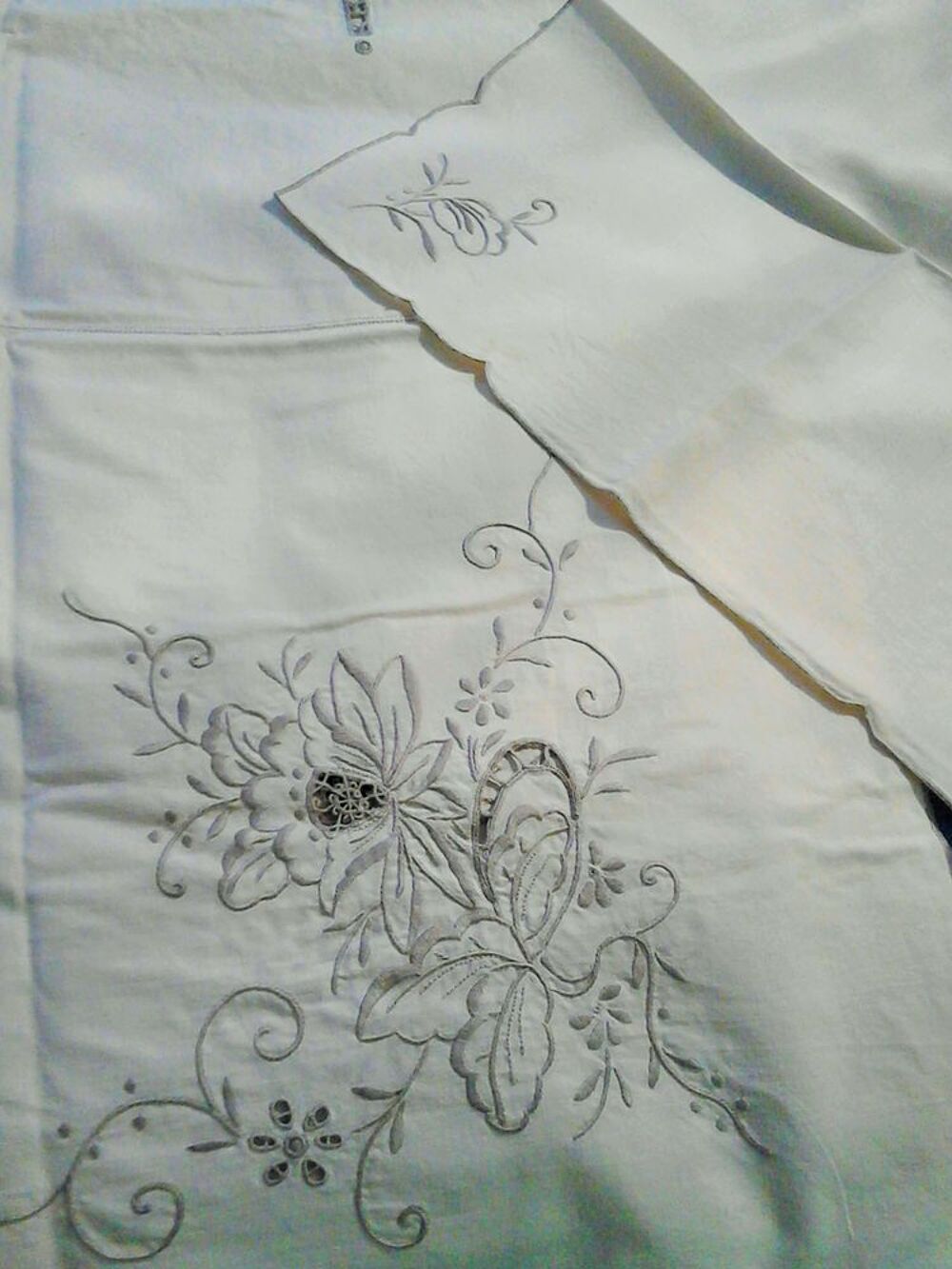 SUPERBE NAPPE RECTAGULAIRE Décoration