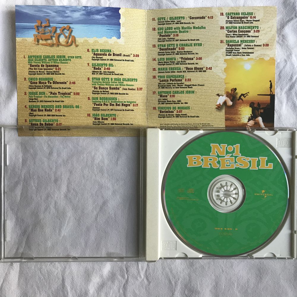 CD No.1 Br&eacute;sil Compilation CD et vinyles