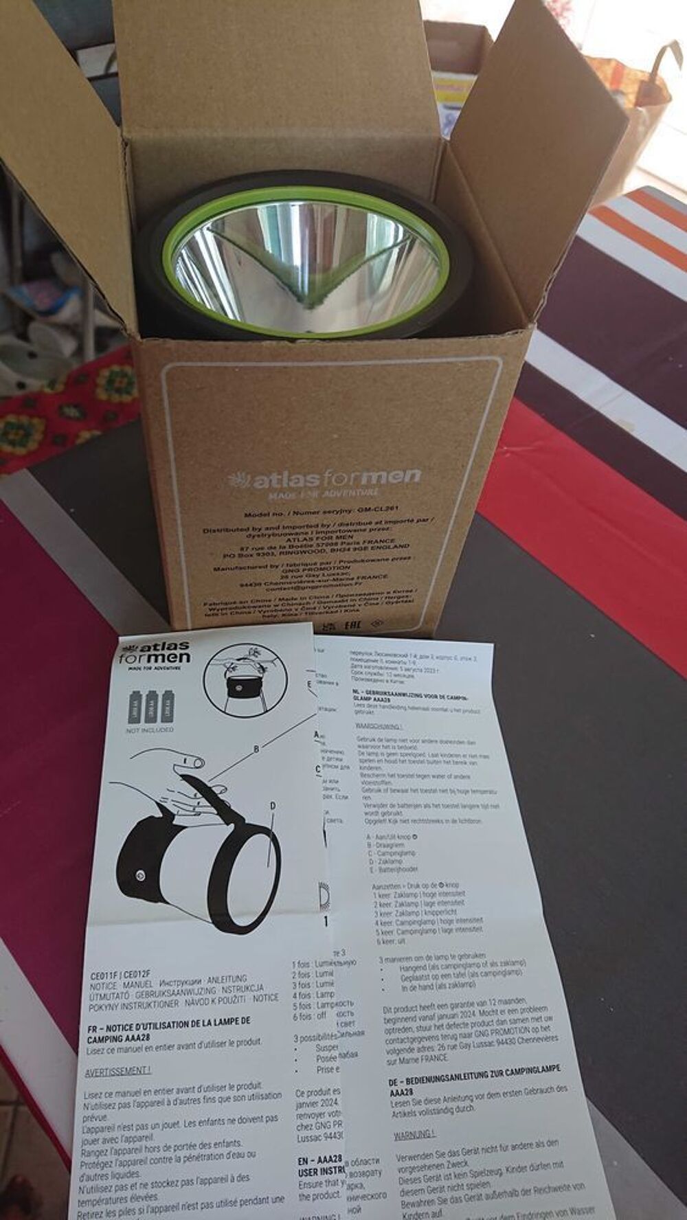 Lampe de camping Jardin