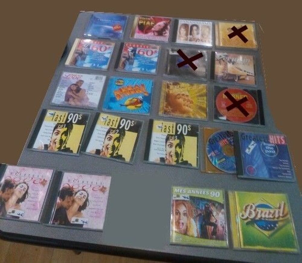 des CD de musique originaux
CD et vinyles