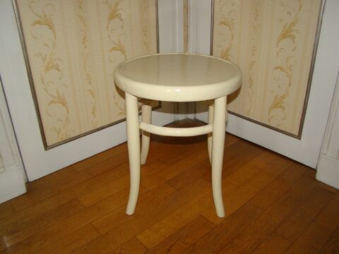 Ancien tabouret en bois courb estampill annes 1910 / 1920 40 Gargenville (78)