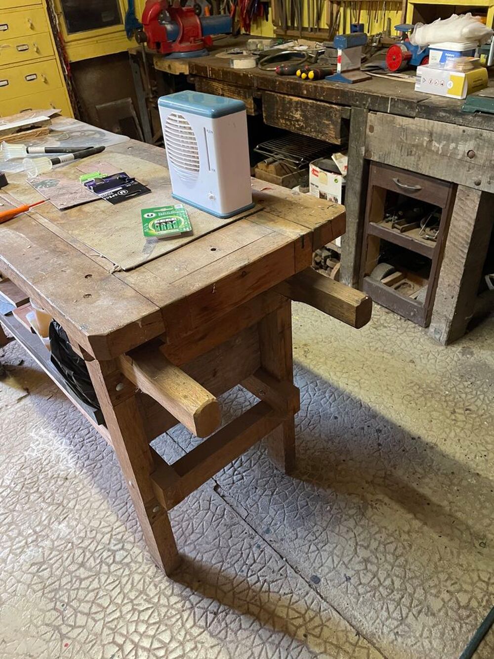 Etabli bois - d&eacute;placement possible Bricolage