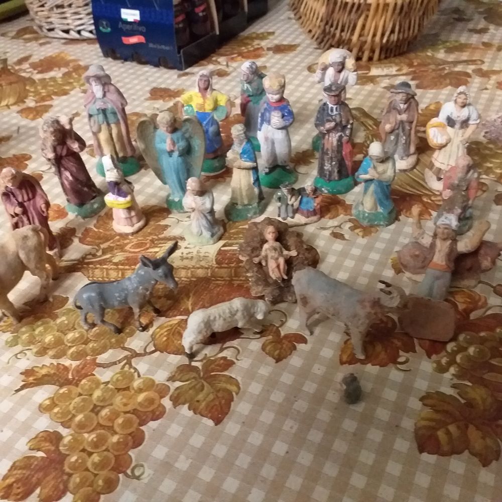  Petits santons en platre Décoration