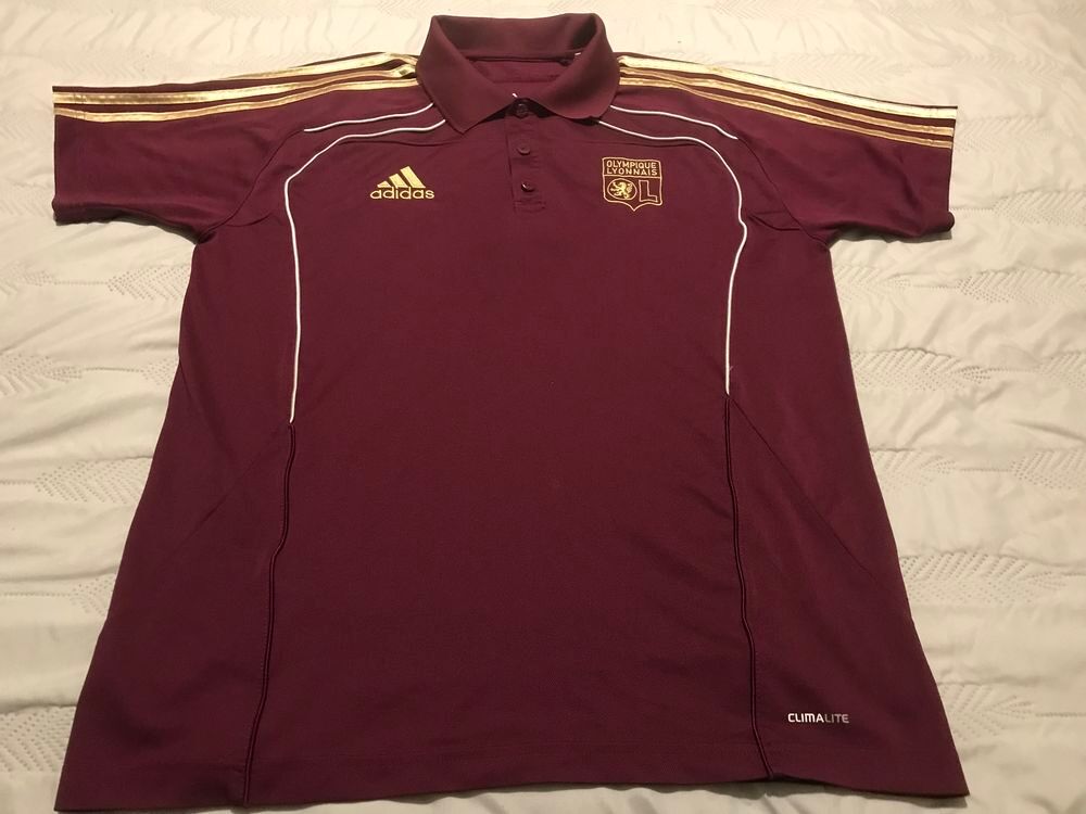 Tee shirt BORDEAUX ADIDAS "OL" taille M Vêtements