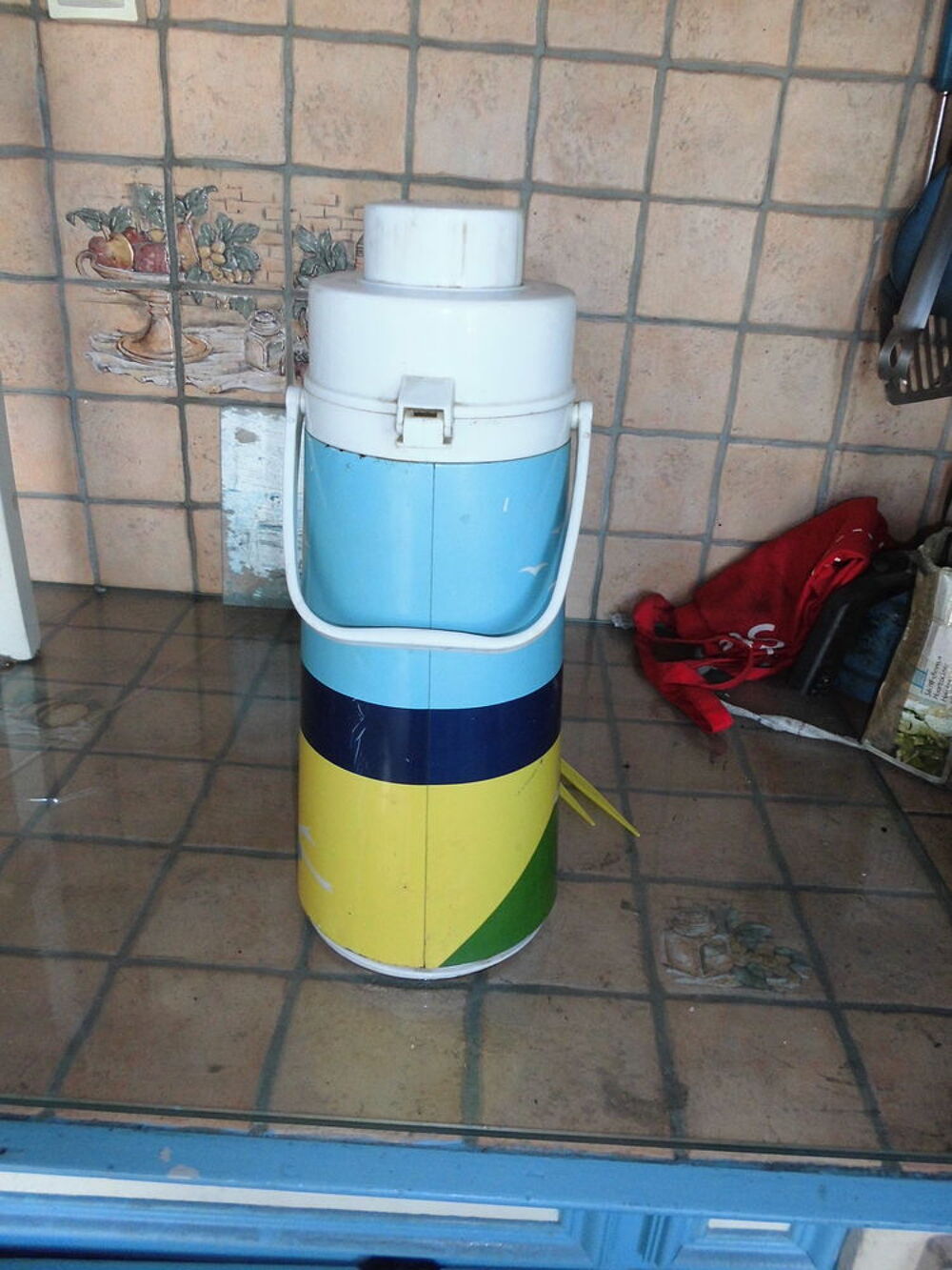 thermos pompe a eau des ann&eacute;es 70/80 