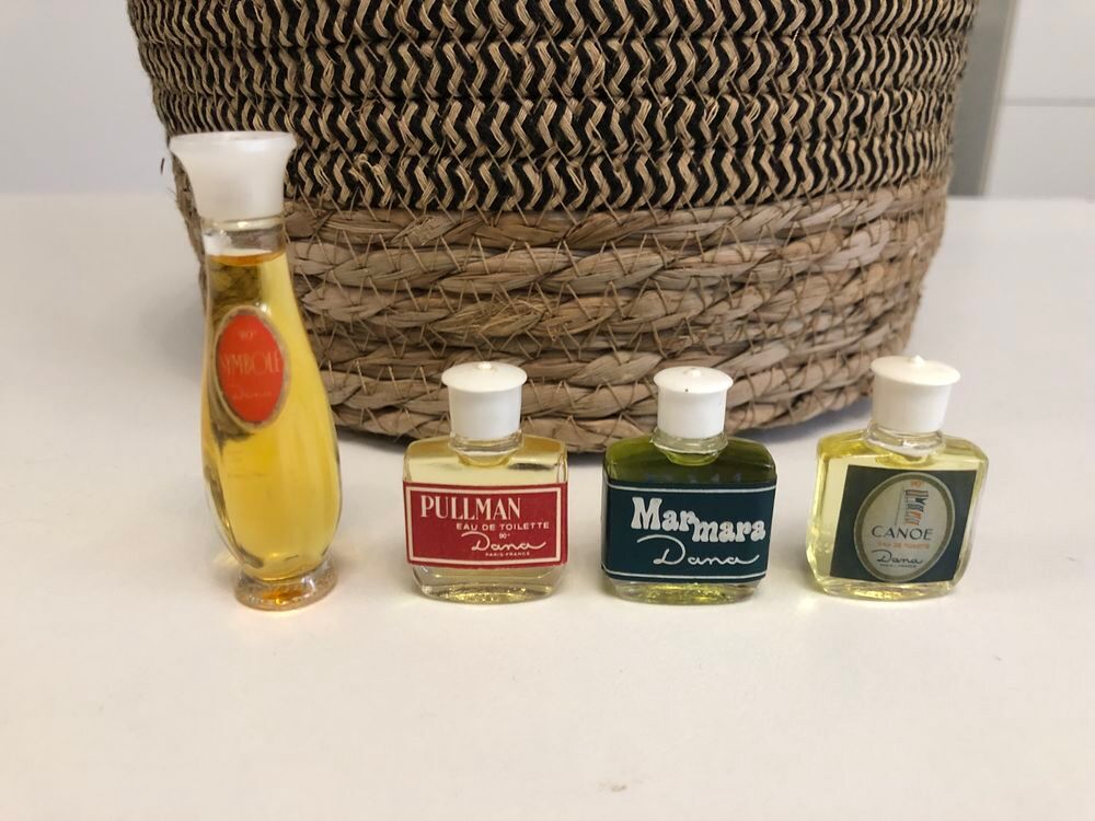 Lot de 4 miniatures de parfum Dana 