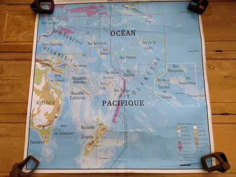 Carte Scolaire Terres du Pacifique / L'ouest des �tats-Unis 80 Loches (37)