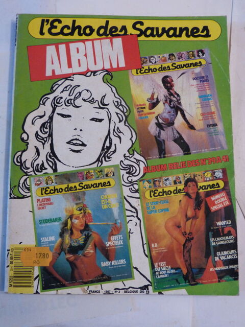 ALBUM ECHO DES SAVANES DE 1986 bande dessinée 6 Brest (29)