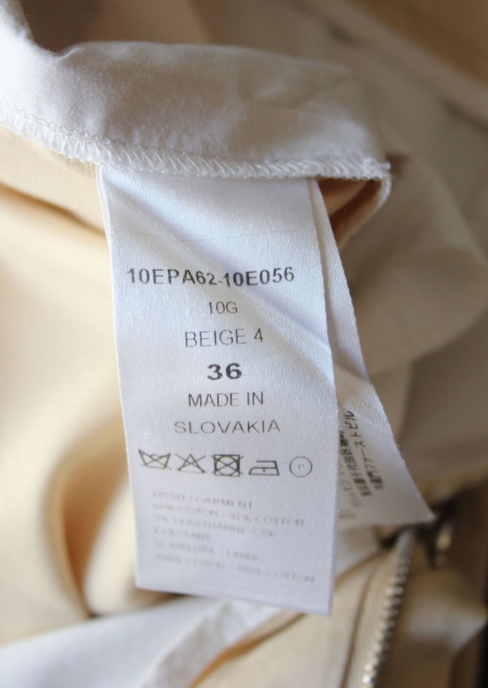 Pantalon beige CHLOE T.36 Vêtements