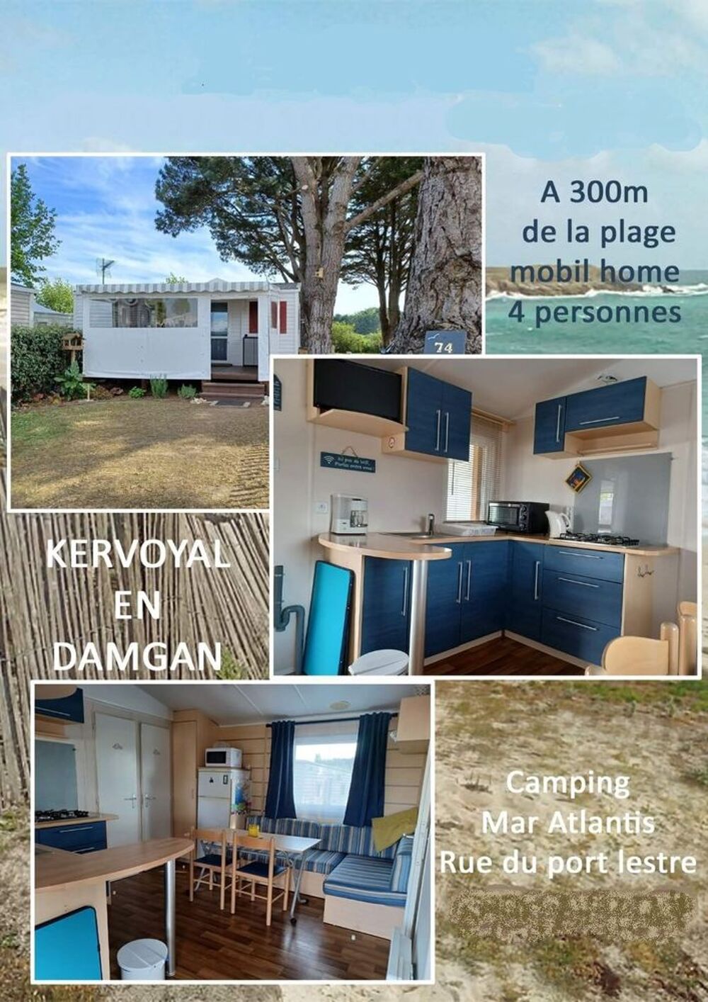   mobil home Bretagne, Damgan (56750)