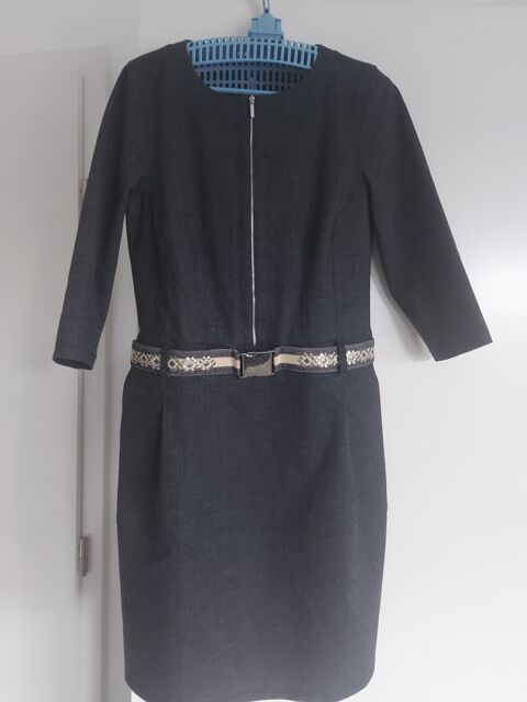 robe grise hiver manches longues marques Indies 40 Annemasse (74)